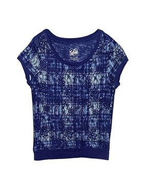 JUSTICE Girl's Blue Short Sleeve Top Size 10